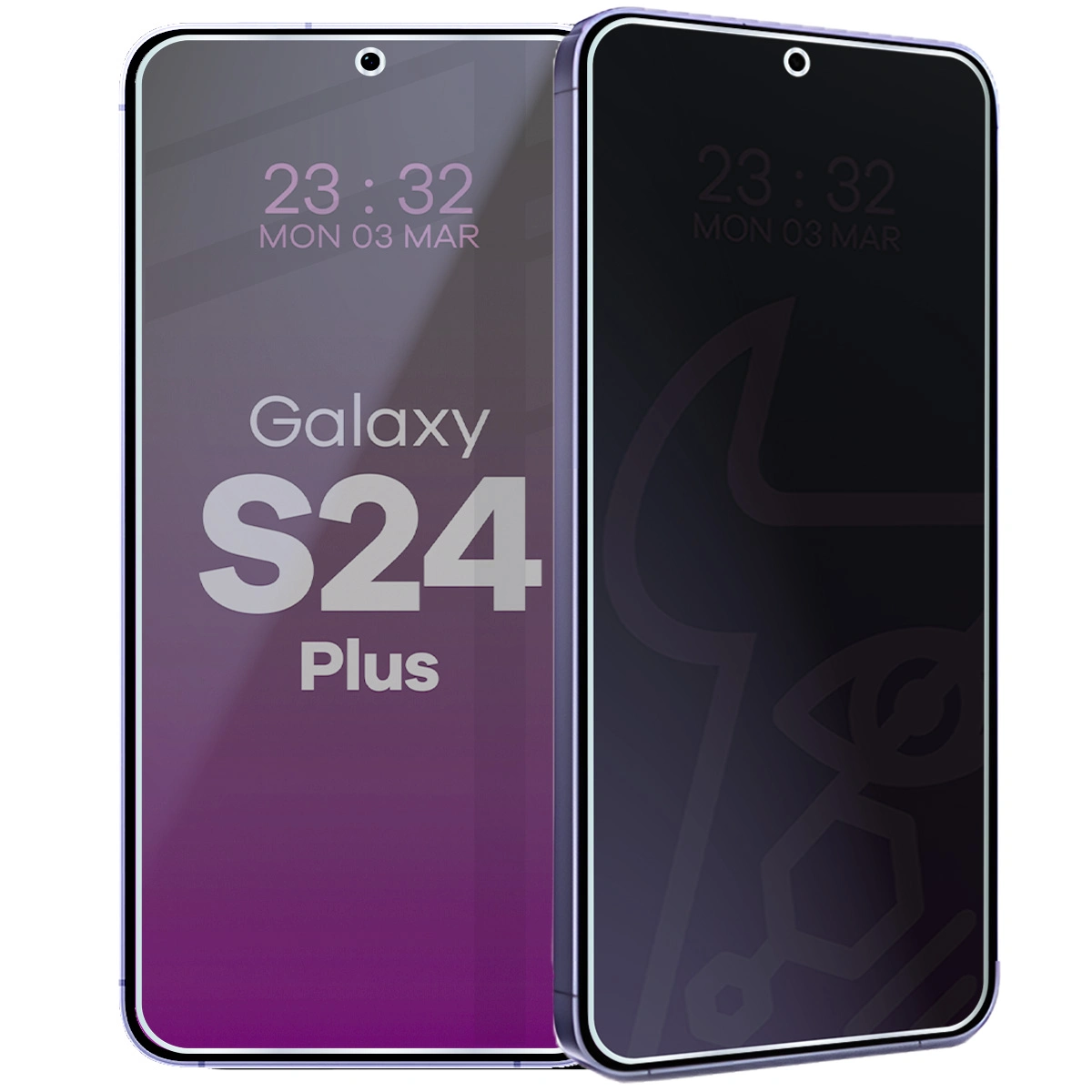 Szkło hybrydowe prywatyzujące Bizon Hybrid Shadow do Samsung Galaxy S24 Plus