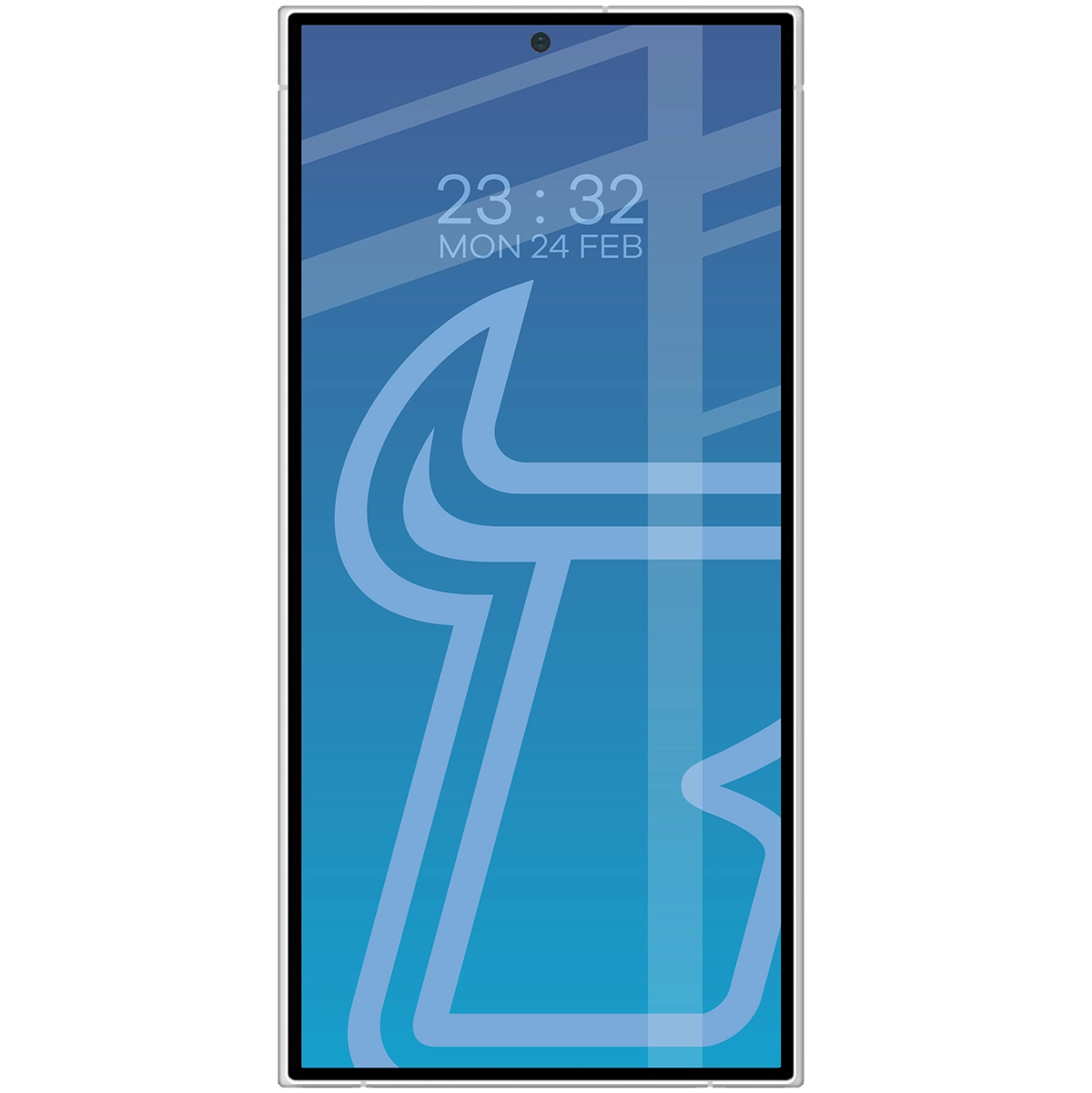 Szkło Bizon Glass Edge Duo do Samsung Galaxy S24 Ultra na telefonie