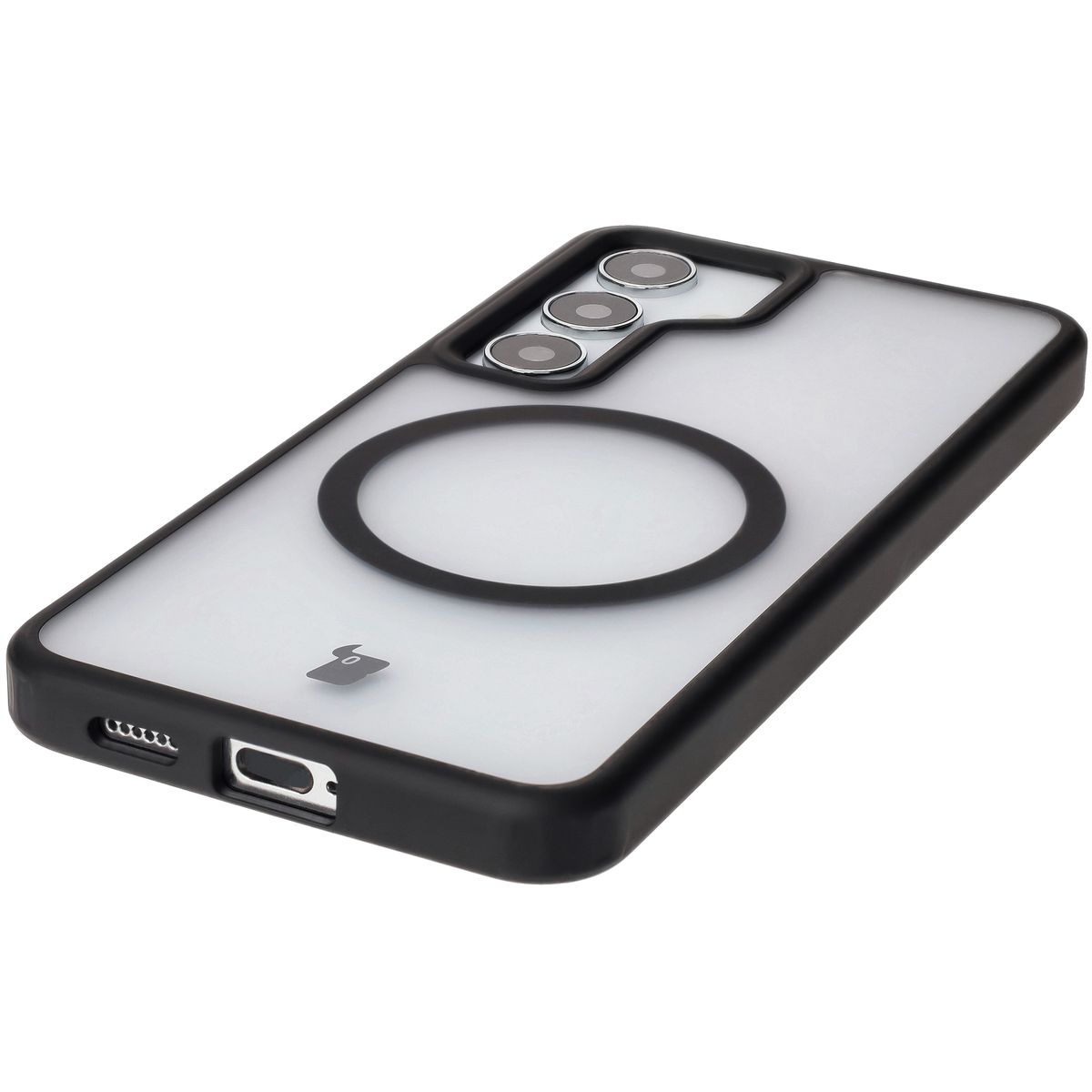 Zintegrowane przyciski, wycięcia i hybrydowy materiał w etui Bizon Case MatteO