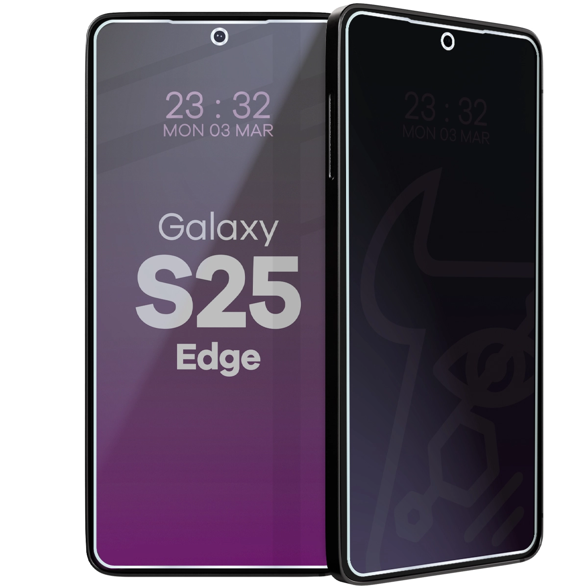 Szkło hybrydowe prywatyzujące Bizon Hybrid Shadow do Samsung Galaxy S25 Edge