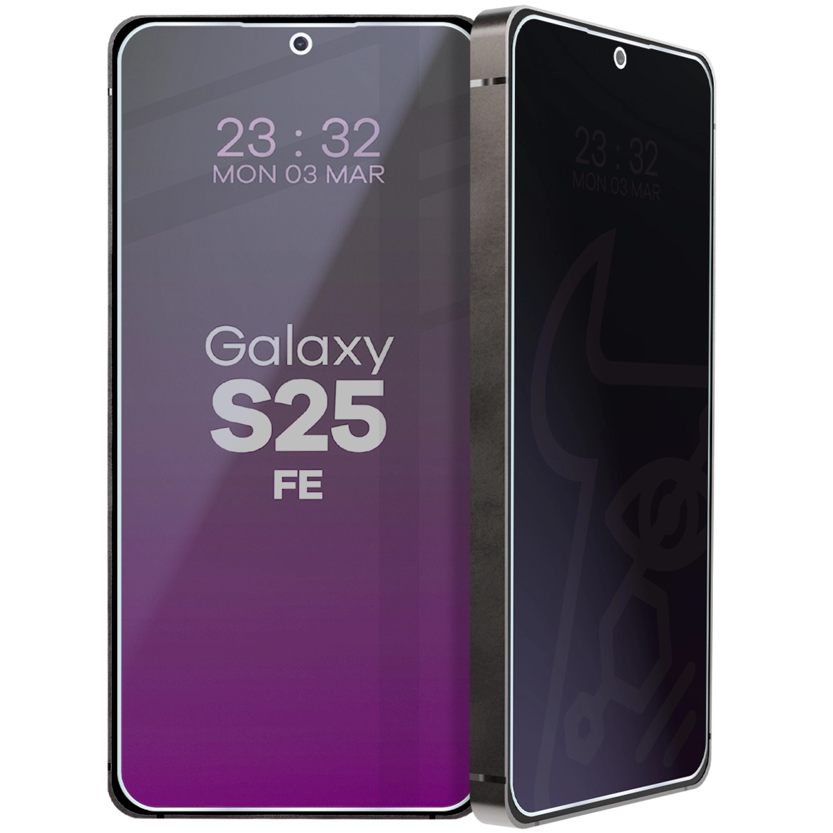 Szkło hybrydowe prywatyzujące Bizon Hybrid Shadow do Samsung Galaxy S25 FE