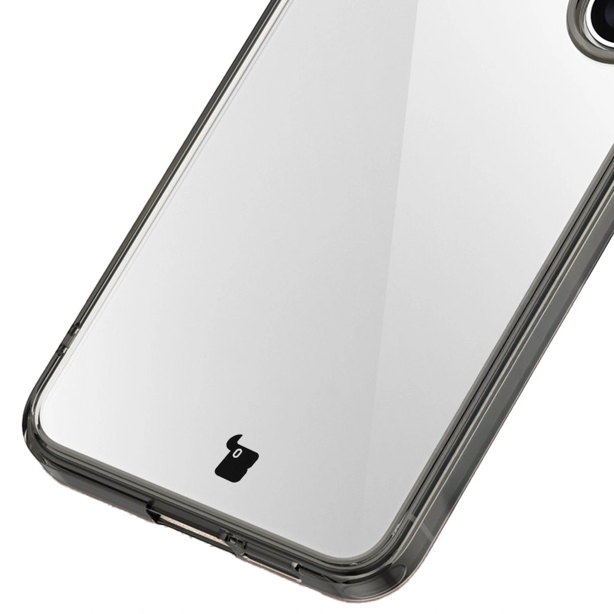 Zbliżenie na trwały kolor etui Bizon Case Halo do Samsung Galaxy S25 Plus