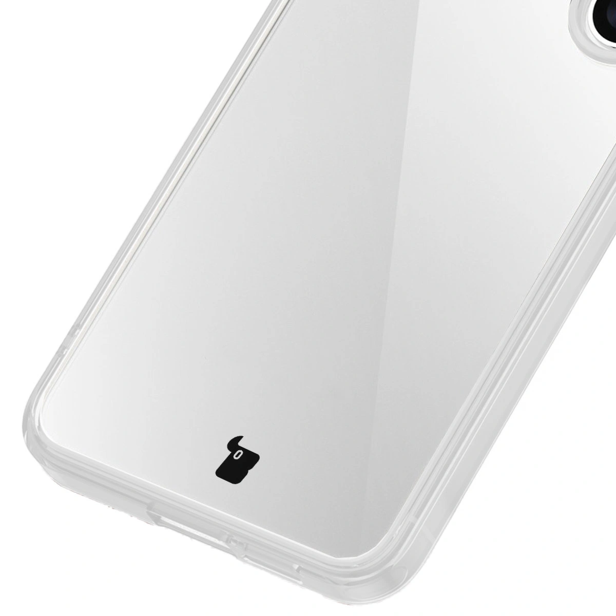 Zbliżenie na trwały kolor etui Bizon Case Halo do Samsung Galaxy S25