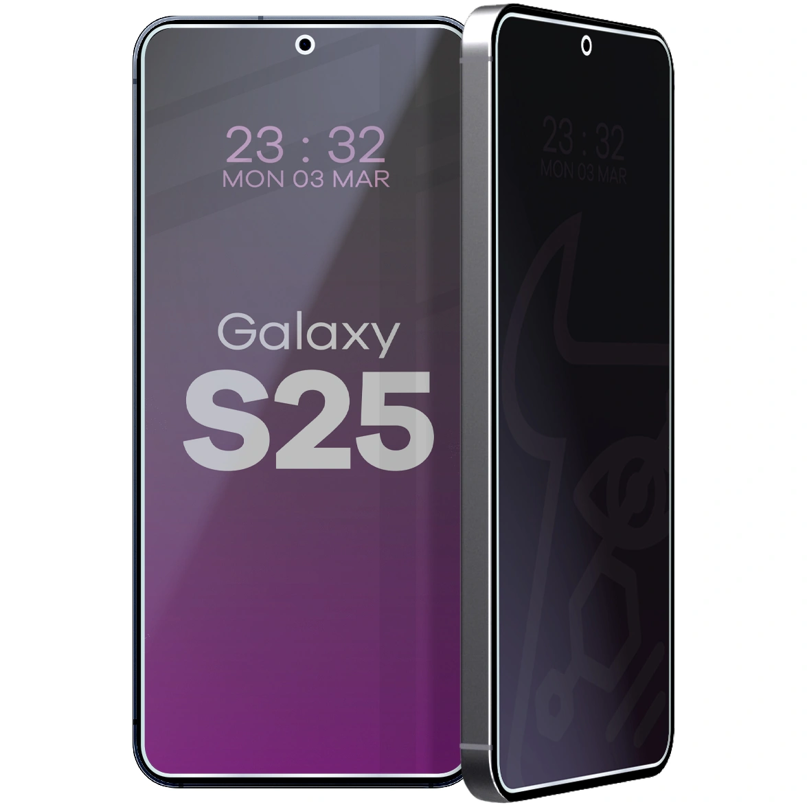 Szkło hybrydowe prywatyzujące Bizon Hybrid Shadow do Samsung Galaxy S25