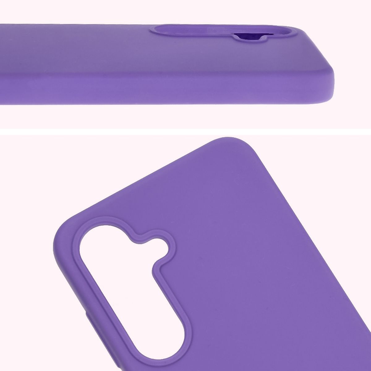 Zbliżenie na wycięcie na obiektywy w etui Bizon Soft Case