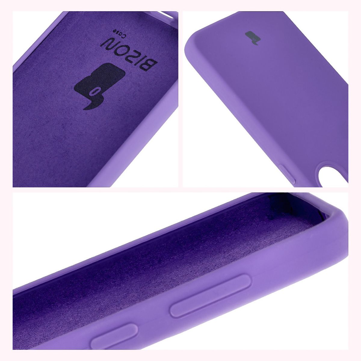 Konstrukcja etui Bizon Soft Case: zintegrowane osłony, podwyższone krawędzie i wyściółka z mikrofibry