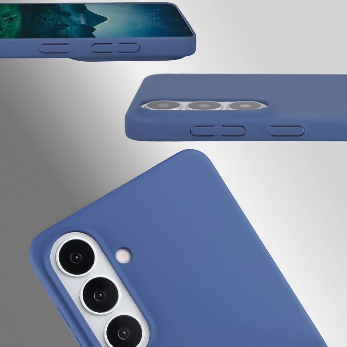 Dedykowane wycięcia i podwyższone krawędzie aparatu i ekranu w etui Bizon Case Łupka do Samsung Galaxy S26 Plus