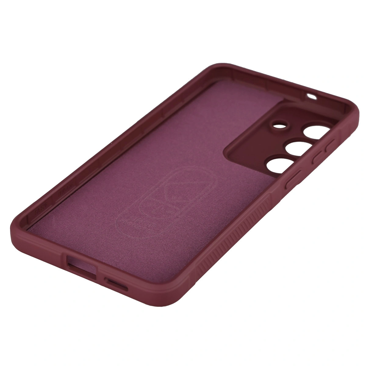 Precyzyjne wycięcia i kompatybilność z ładowaniem indukcyjnym w etui Bizon Case Tur do Samsung Galaxy S26 Plus