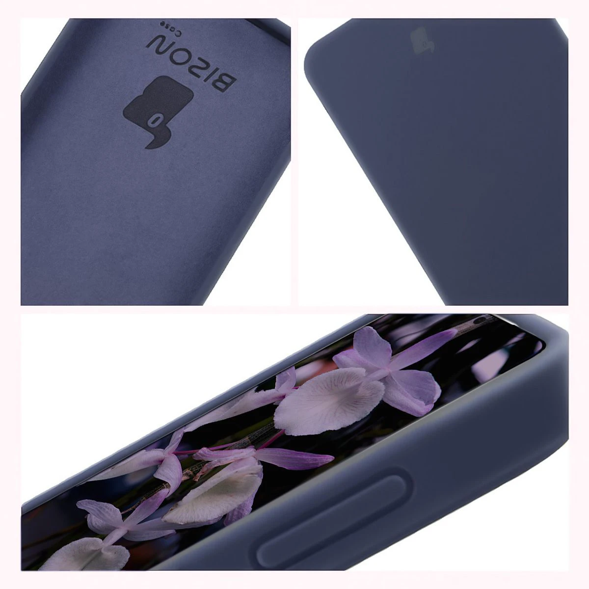 Konstrukcja etui Bizon Soft Case: zintegrowane osłony, podwyższone krawędzie i wyściółka z mikrofibry do Samsung Galaxy S26 Plus