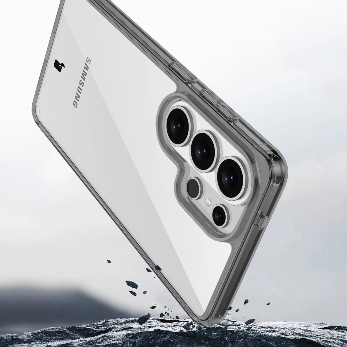 Wycięcie na aparat w etui Bizon Case Halo do Samsung Galaxy S26 Ultra
