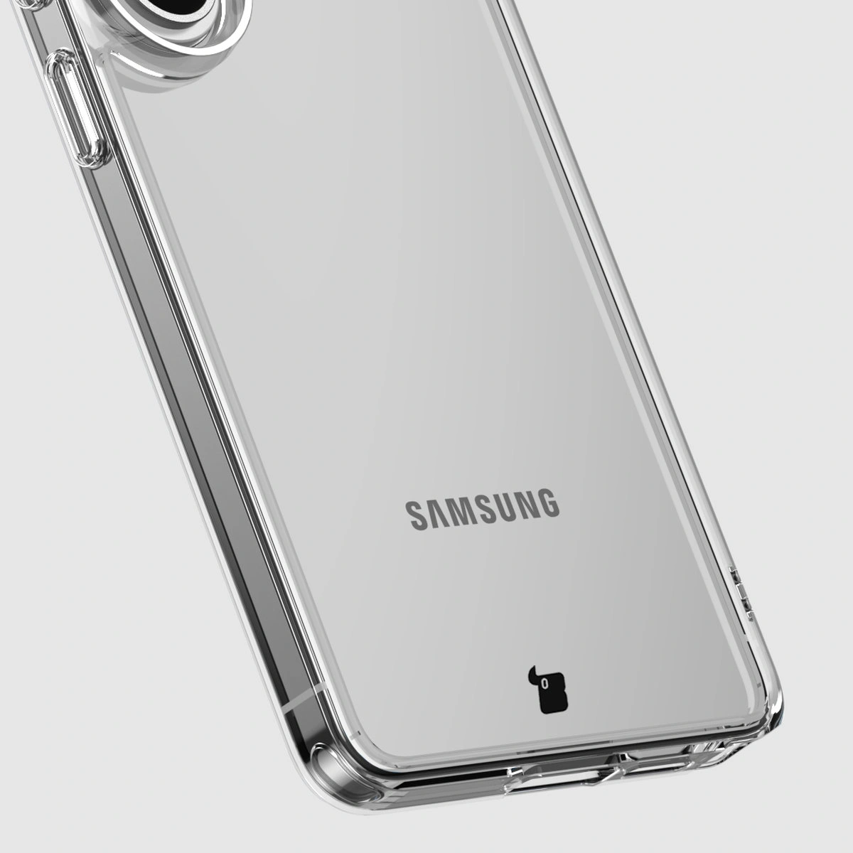 Zbliżenie na trwały kolor etui Bizon Case Halo do Samsung Galaxy S26 Ultra