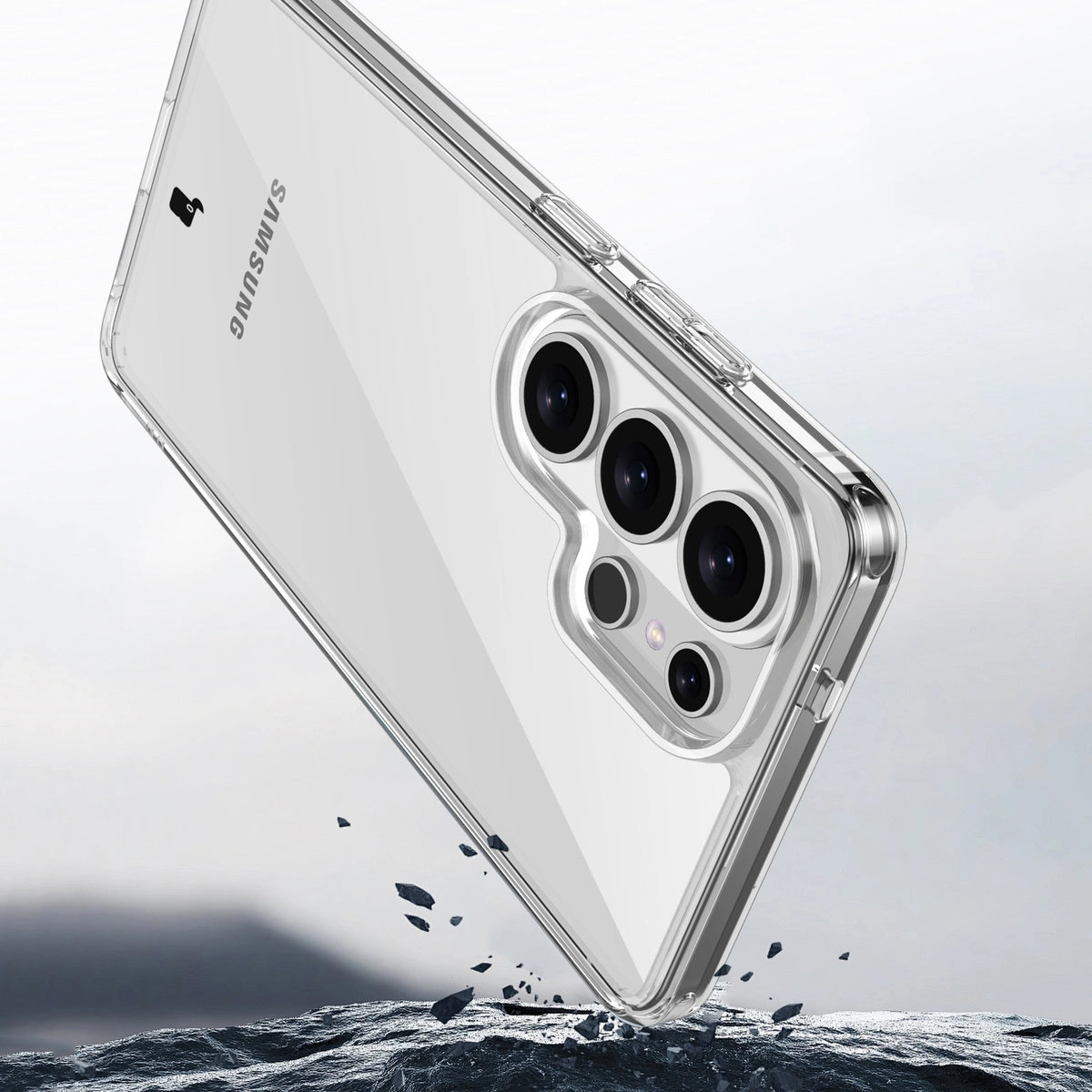 Wycięcie na aparat w etui Bizon Case Halo do Samsung Galaxy S26 Ultra