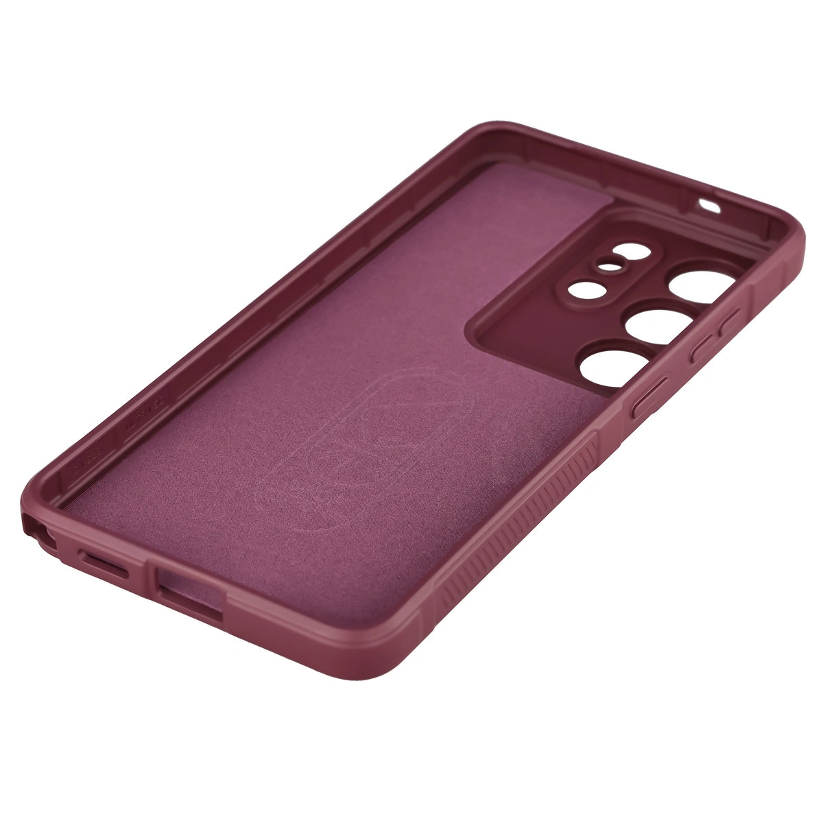 Precyzyjne wycięcia i kompatybilność z ładowaniem indukcyjnym w etui Bizon Case Tur do Samsung Galaxy S26 Ultra