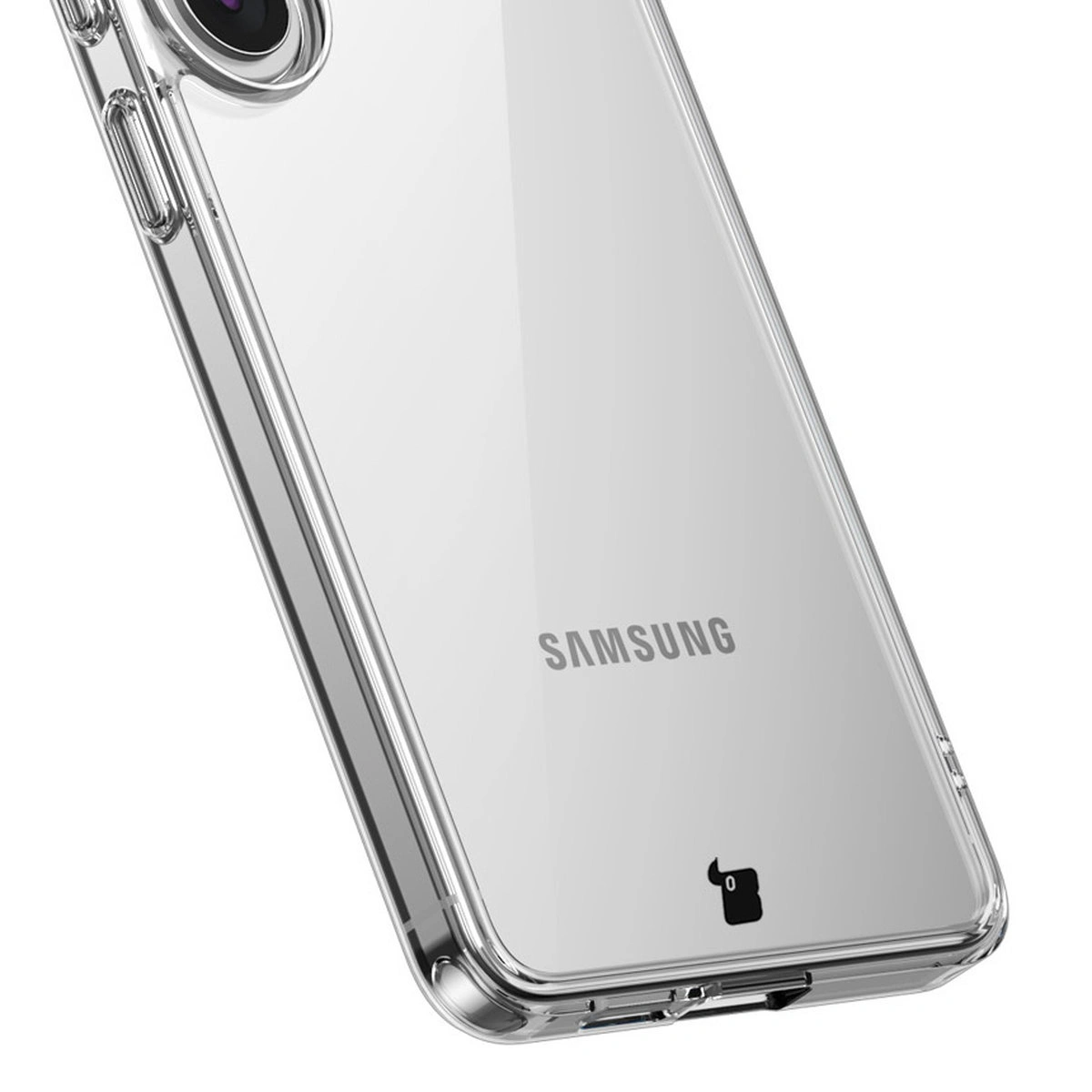 Zbliżenie na trwały kolor etui Bizon Case Halo do Samsung Galaxy S26