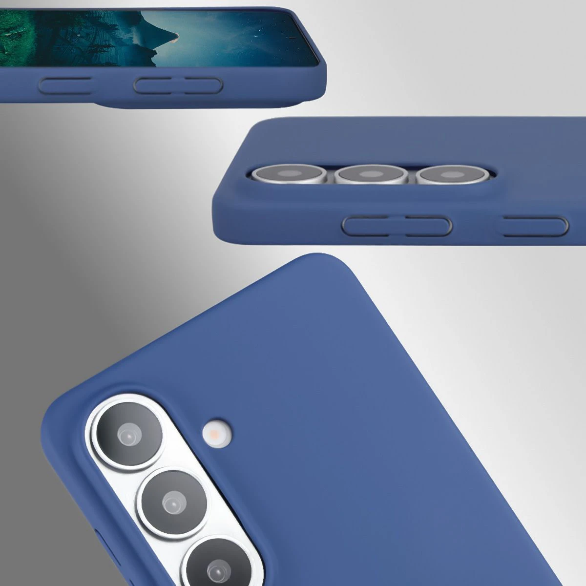 Dedykowane wycięcia i podwyższone krawędzie aparatu i ekranu w etui Bizon Case Łupka do Samsung Galaxy S26
