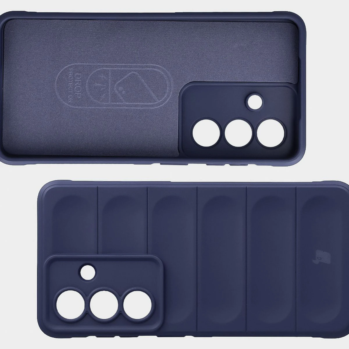 Wyściółka z mikrofibry, wyżłobienia na pleckach i wzmocnione narożniki w etui Bizon Case Tur do Samsung Galaxy S26