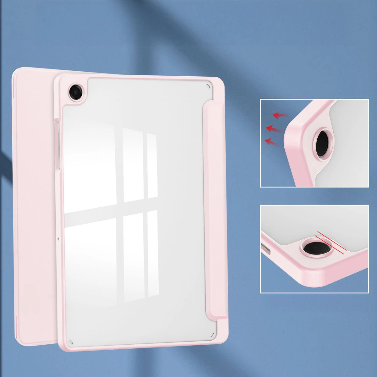 Właściwości etui do tabletu Bizon Tab Clear Matt do Samsung Galaxy Tab A11 Plus / Samsung Galaxy Tab A9 Plus