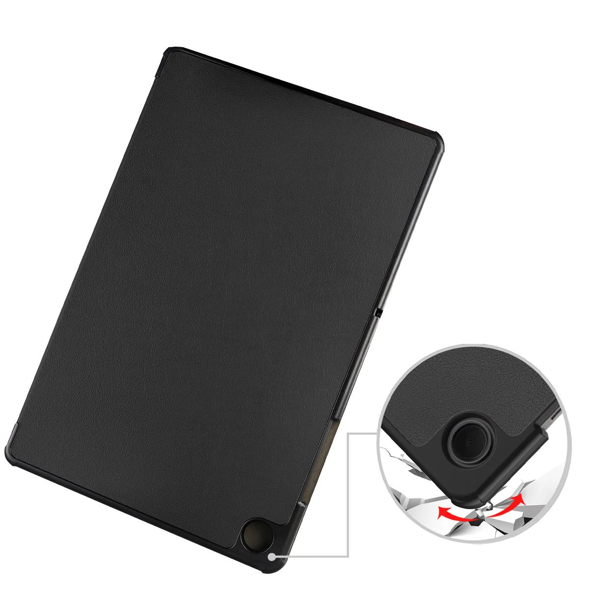 Wzmocnione narożniki i konstrukcja Bizon Case Tab Croc do Samsung Galaxy Tab A11 Plus / Samsung Galaxy Tab A9 Plus