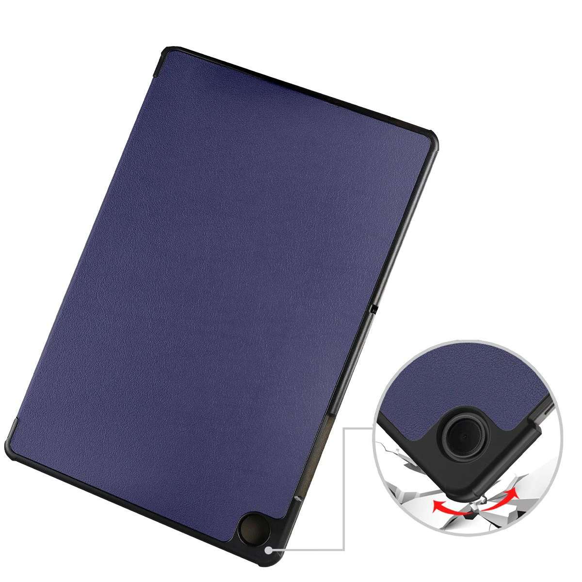 Wzmocnione narożniki i konstrukcja Bizon Case Tab Croc do Samsung Galaxy Tab A11 Plus / Samsung Galaxy Tab A9 Plus