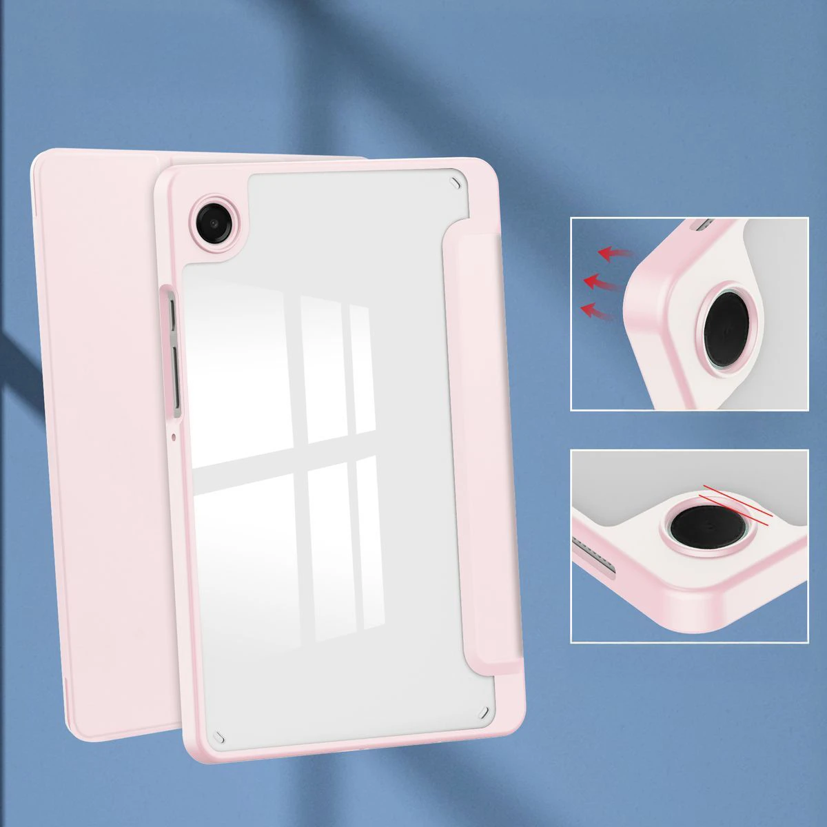 Właściwości etui do tabletu Bizon Tab Clear Matt do Samsung Galaxy Tab A11 / Samsung Galaxy Tab A9