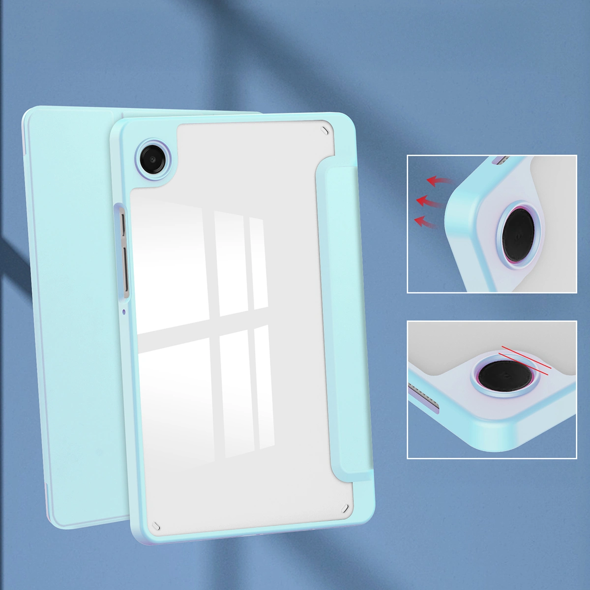 Właściwości etui do tabletu Bizon Tab Clear Matt do Samsung Galaxy Tab A11 / Samsung Galaxy Tab A9