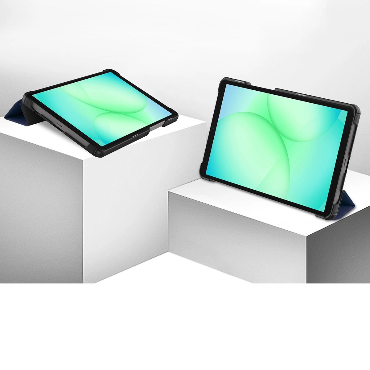 Funkcjonalność zmiany w podstawkę Bizon Case Tab Croc do Samsung Galaxy Tab A11 / Samsung Galaxy Tab A9