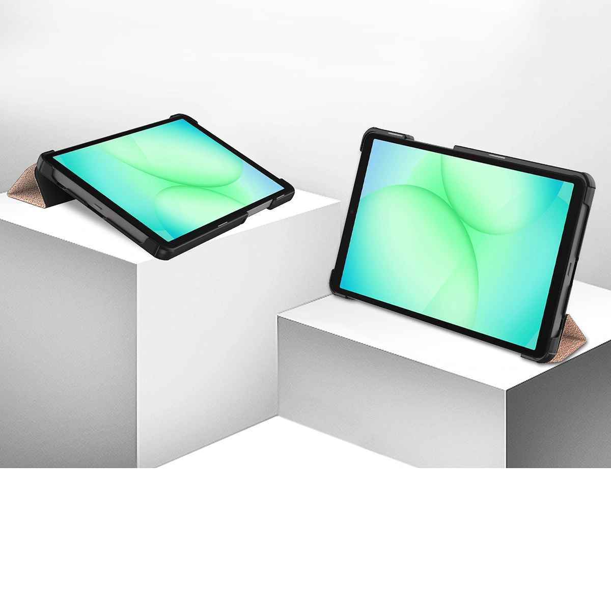 Funkcjonalność zmiany w podstawkę Bizon Case Tab Croc do Samsung Galaxy Tab A11 / Samsung Galaxy Tab A9