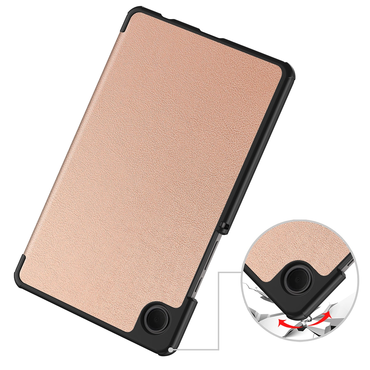 Wzmocnione narożniki i konstrukcja Bizon Case Tab Croc do Samsung Galaxy Tab A11 / Samsung Galaxy Tab A9