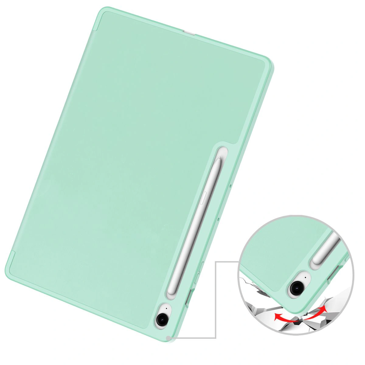 Przedstawienie wytrzymałych krawędzi etui do Samsung Galaxy Tab S10 FE Plus