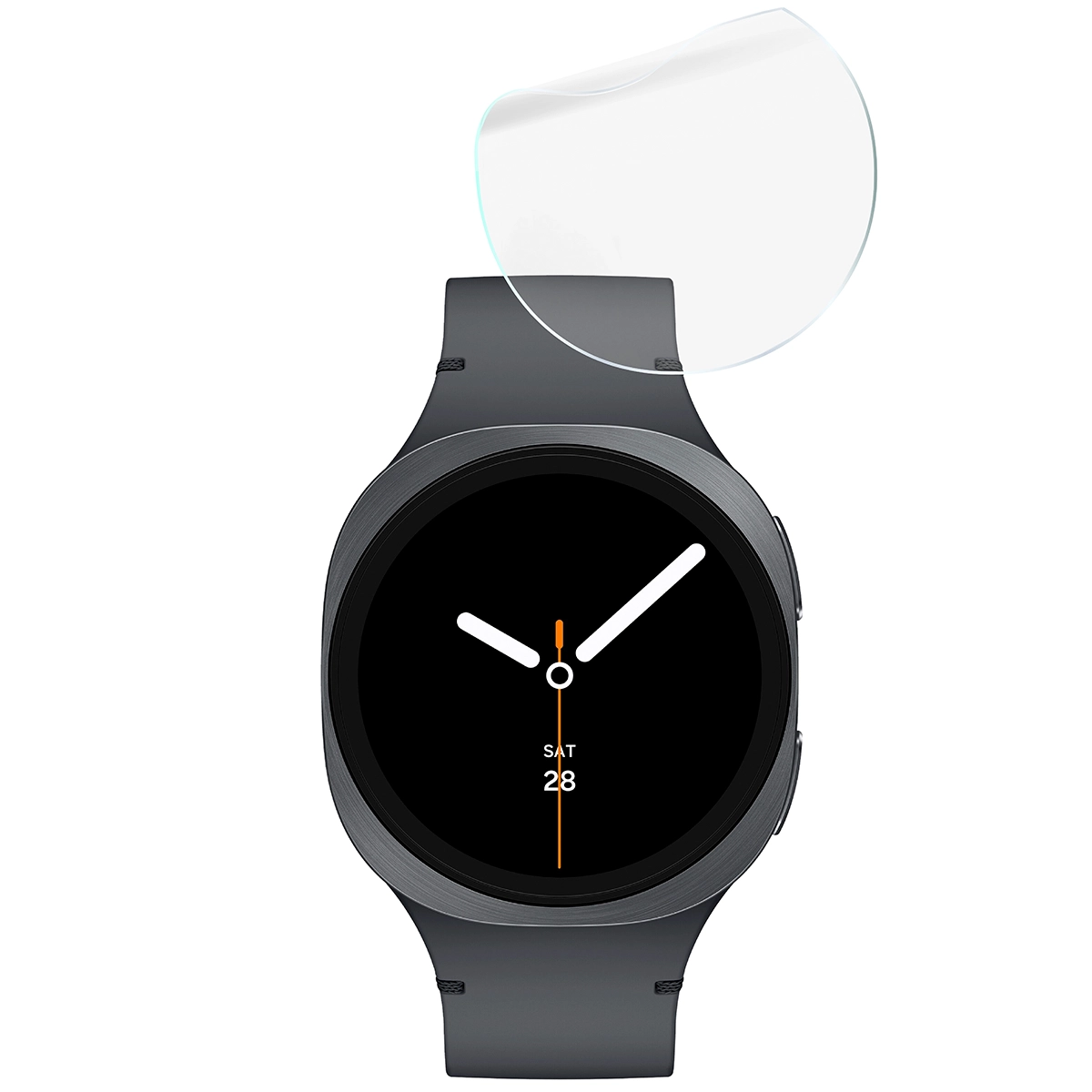 Zestaw folii hydrożelowych Bizon Watch Film Hydrogel Duo dla Samsung Galaxy Watch 8 44 mm