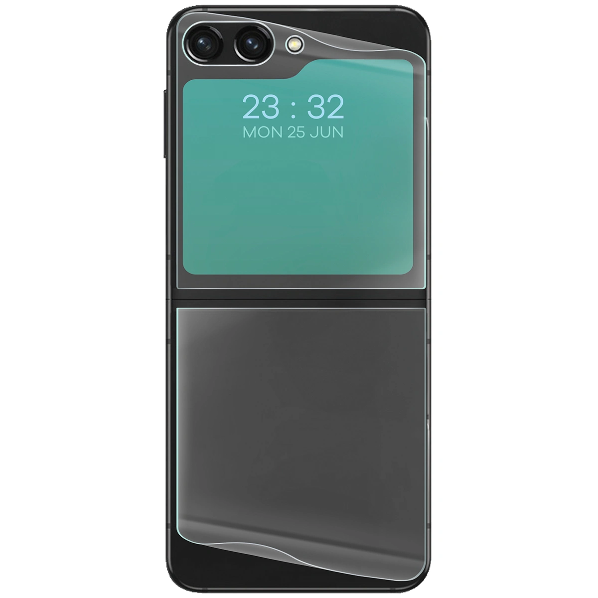 Przejrzystość folii hydrożelowej Bizon Film Hydrogel Back do Samsung Galaxy Z Flip7 FE / Samsung Galaxy Z Flip6