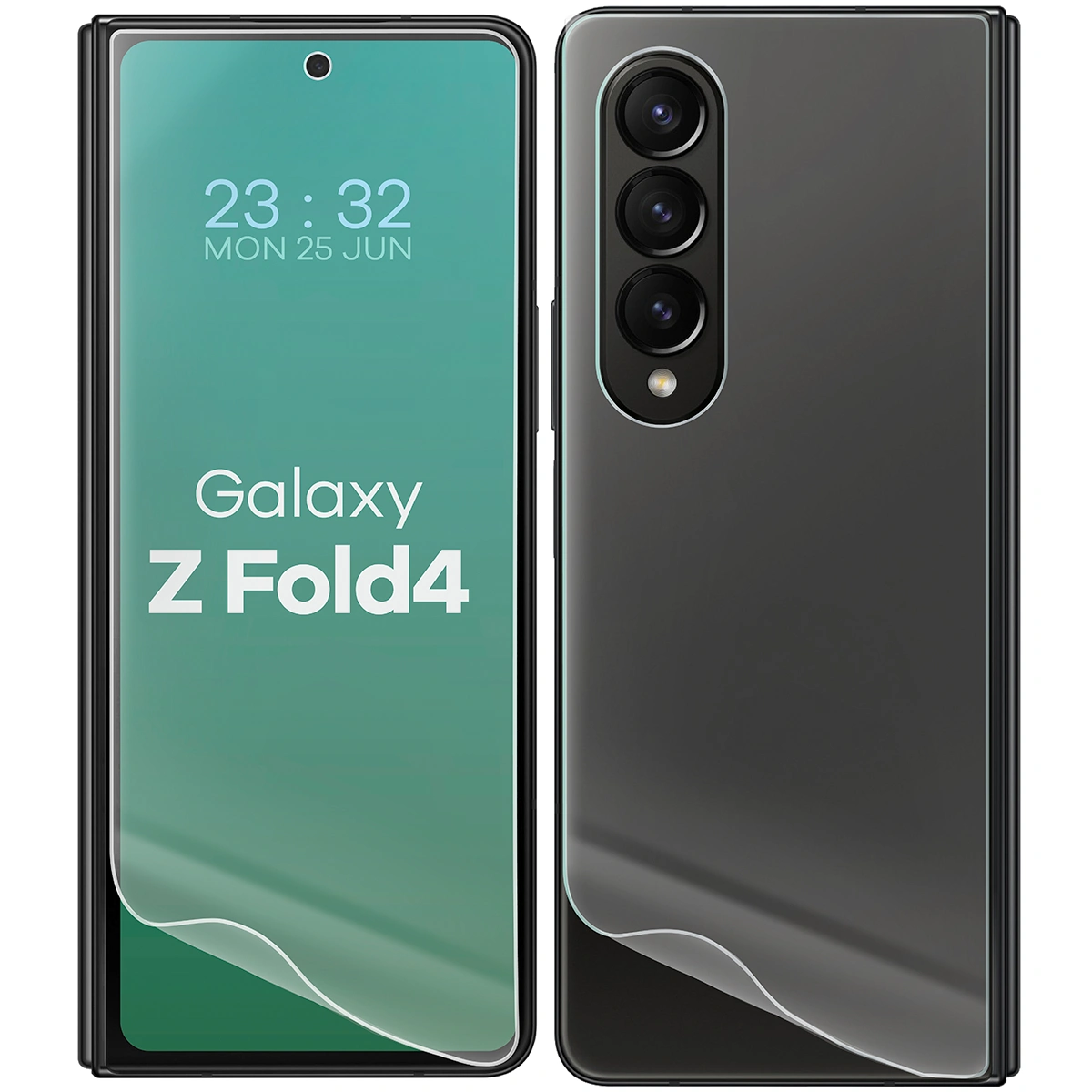 Przezroczystość zestawu folii hydrożelowych na telefon Bizon Film Hydrogel Pack do Samsung Galaxy Z Fold4