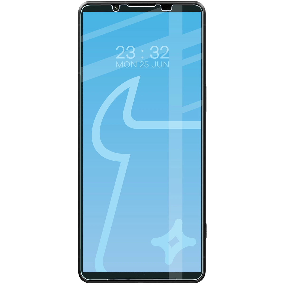 Telefon z nałożonym szkłem Bizon Glass Clear do Sony Xperia 1 VII
