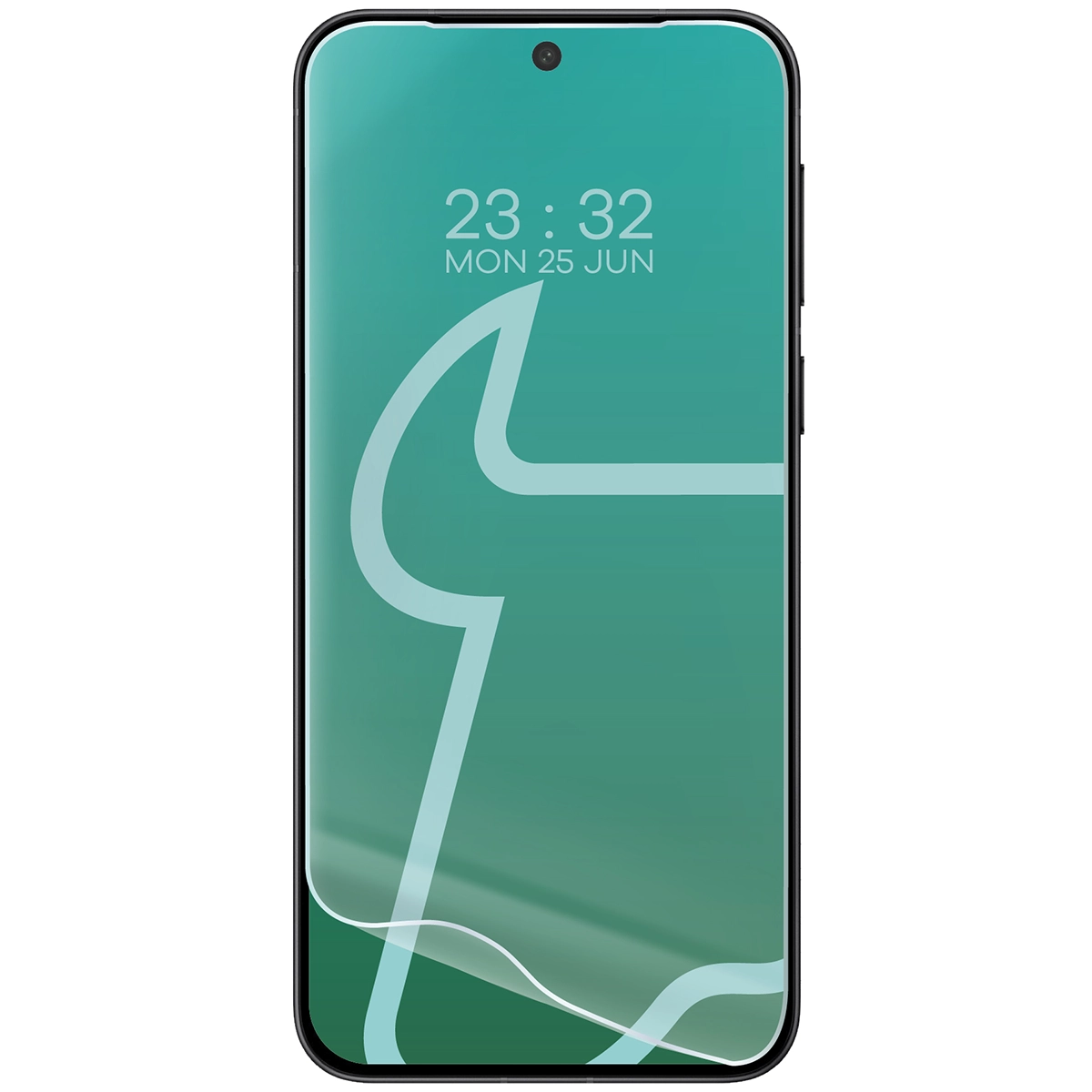 Folia hydrożelowa do Vivo X200 FE obok telefonu