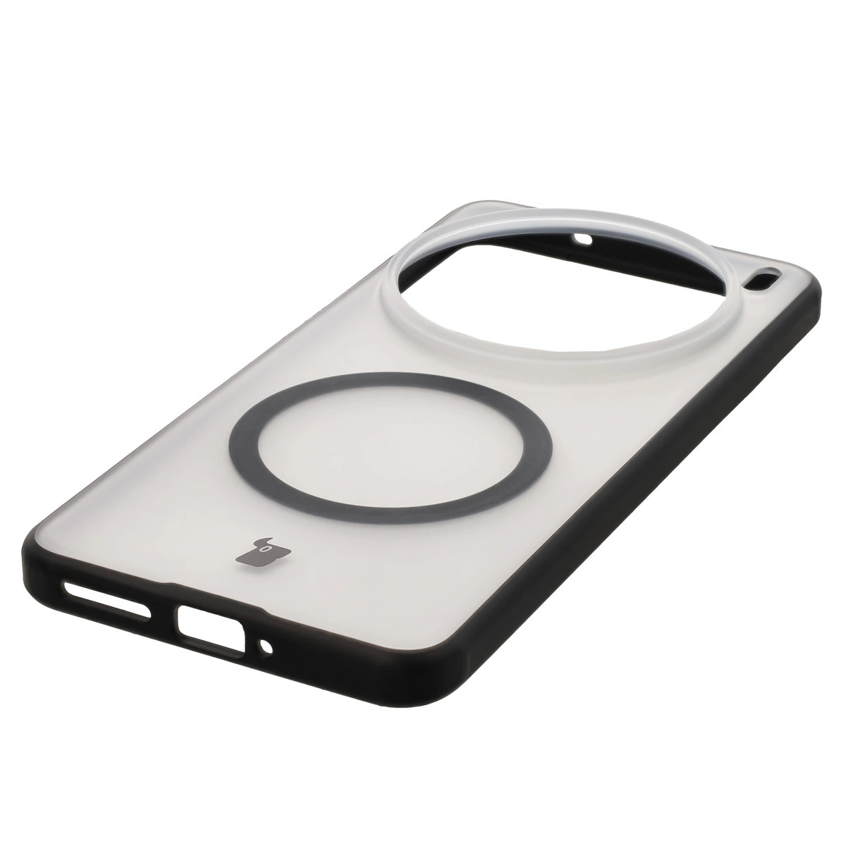 Zintegrowane przyciski, wycięcia i hybrydowy materiał w etui Bizon Case MatteO do Vivo X200 Pro