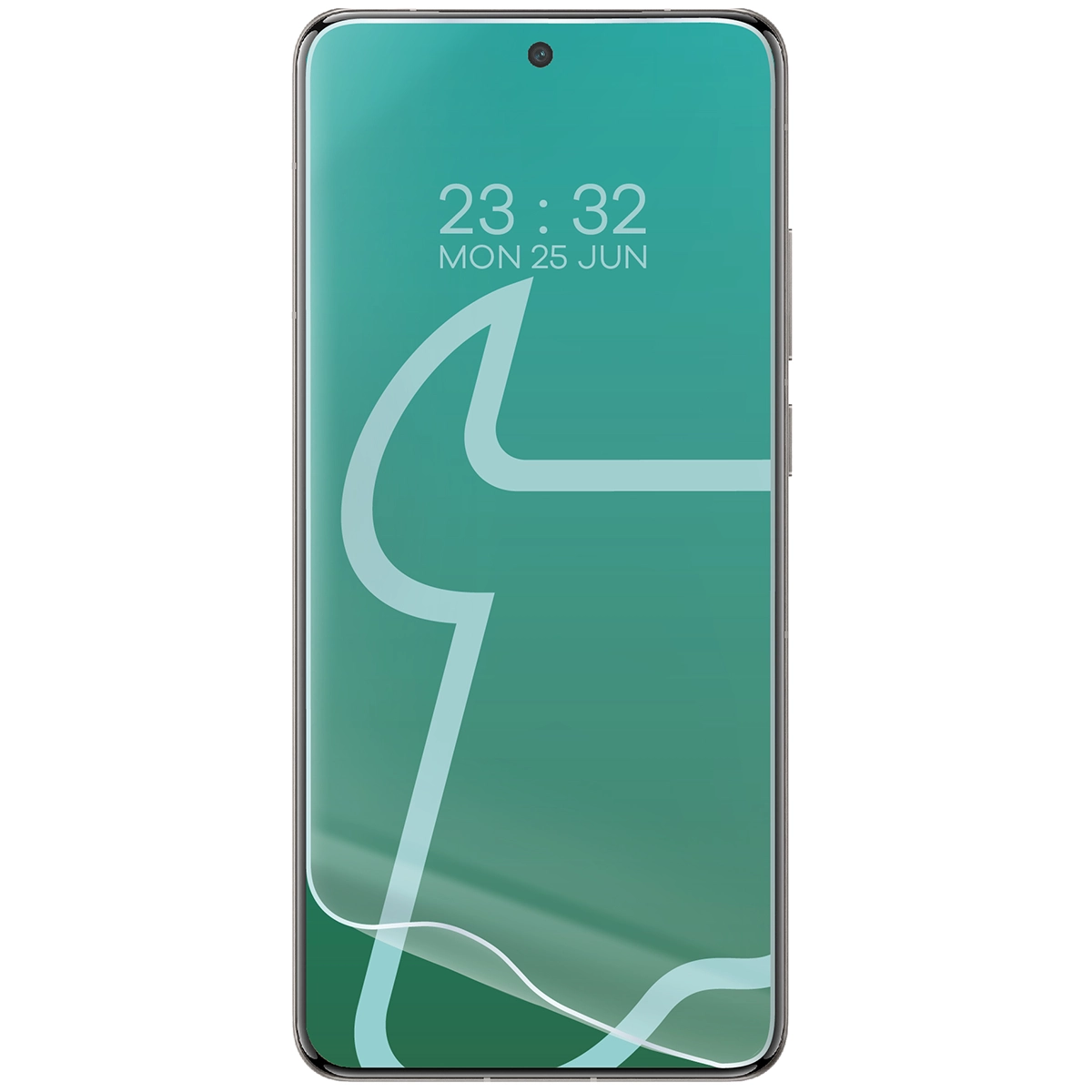 Folia hydrożelowa do Vivo X200 Pro obok telefonu