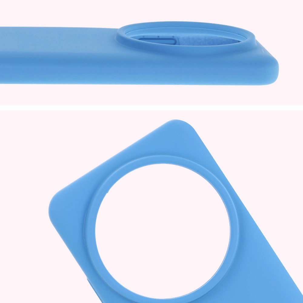Zbliżenie na wycięcie na obiektywy w etui Bizon Soft Case do Xiaomi 15 Ultra