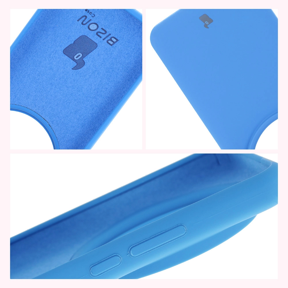 Konstrukcja etui Bizon Soft Case: zintegrowane osłony, podwyższone krawędzie i wyściółka z mikrofibry do Xiaomi 15 Ultra