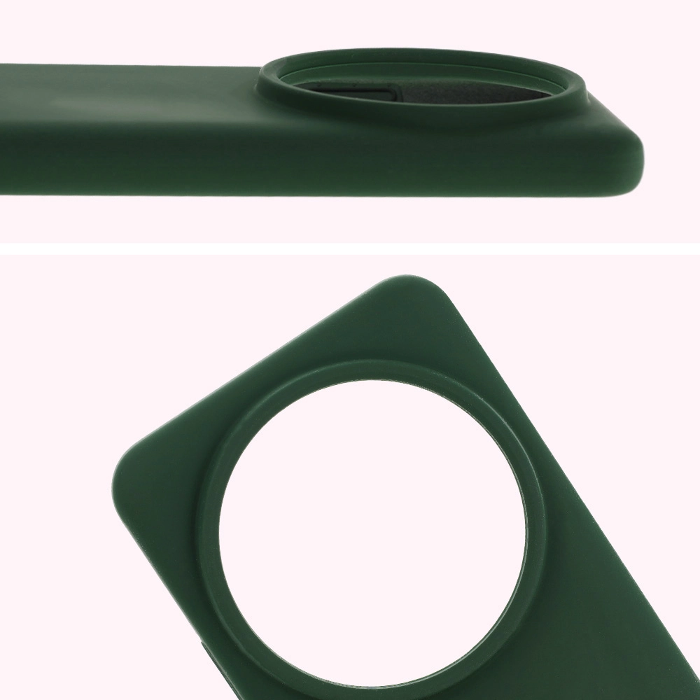 Zbliżenie na wycięcie na obiektywy w etui Bizon Soft Case do Xiaomi 15 Ultra