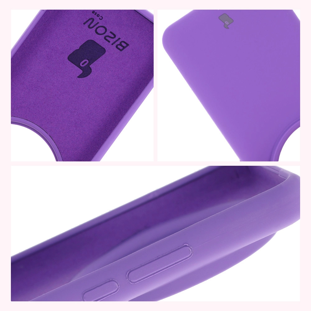 Konstrukcja etui Bizon Soft Case: zintegrowane osłony, podwyższone krawędzie i wyściółka z mikrofibry do Xiaomi 15 Ultra