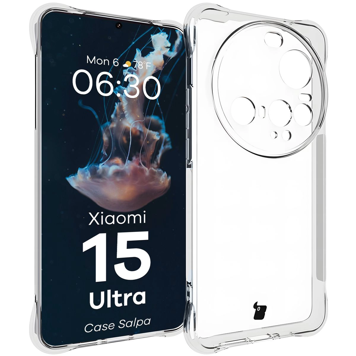 Przezroczyste etui Bizon Case Salpa do Xiaomi 15 Ultra