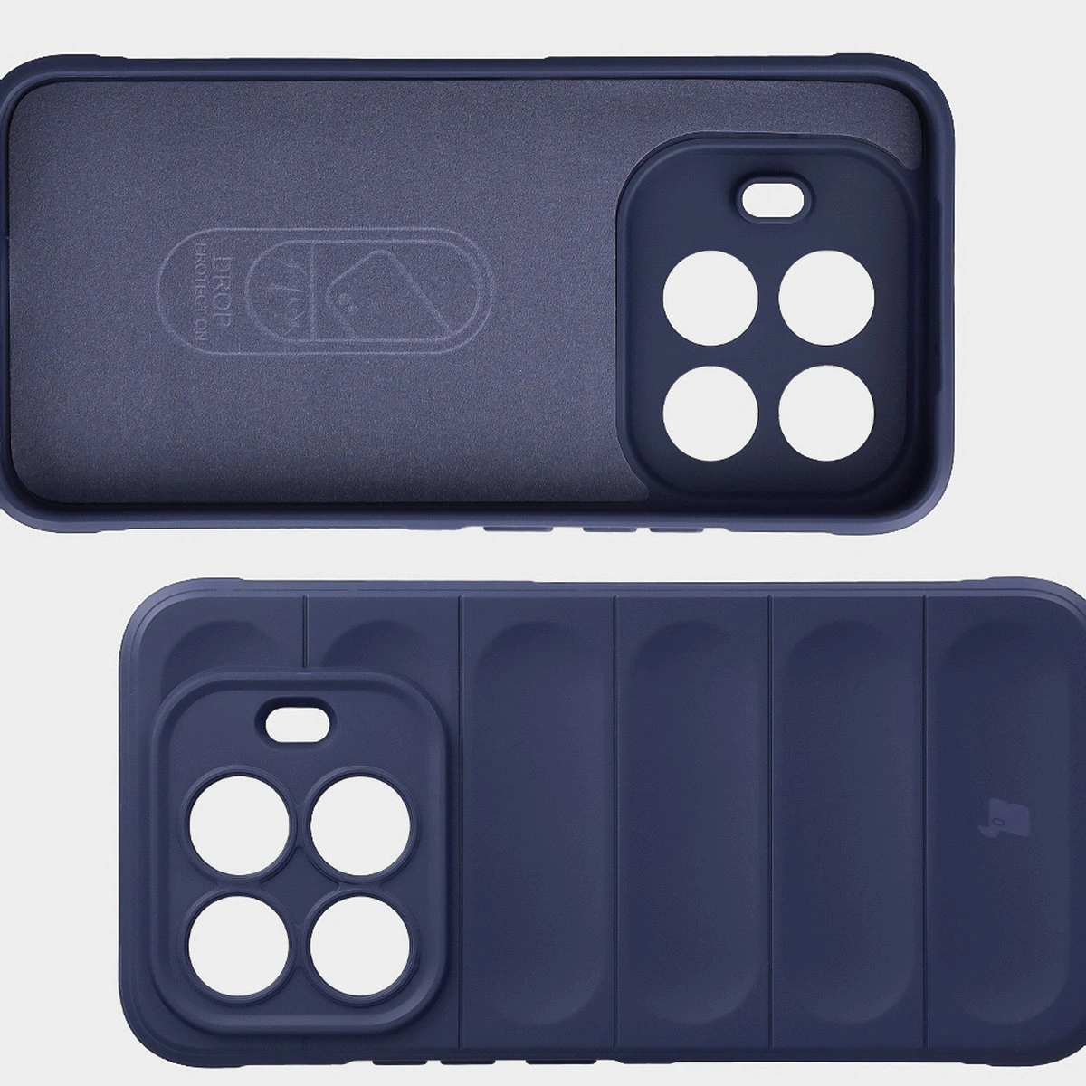 Wyściółka z mikrofibry, wyżłobienia na pleckach i wzmocnione narożniki w etui Bizon Case Tur do Xiaomi 15T Pro