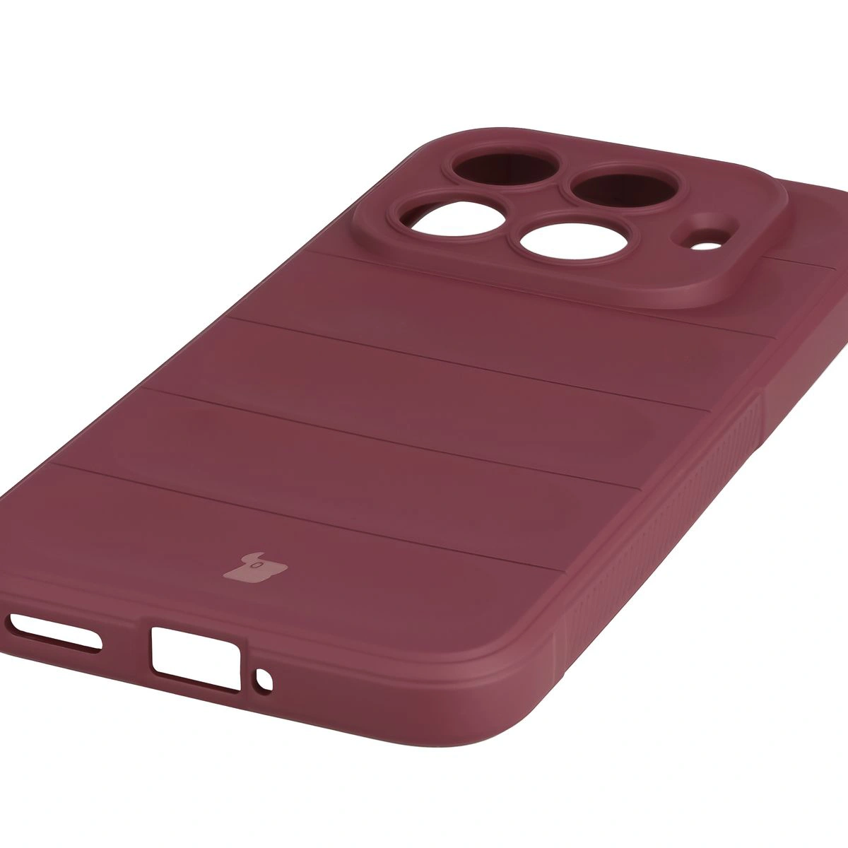 Precyzyjne wycięcia i kompatybilność z ładowaniem indukcyjnym w etui Bizon Case Tur do Xiaomi 15T Pro