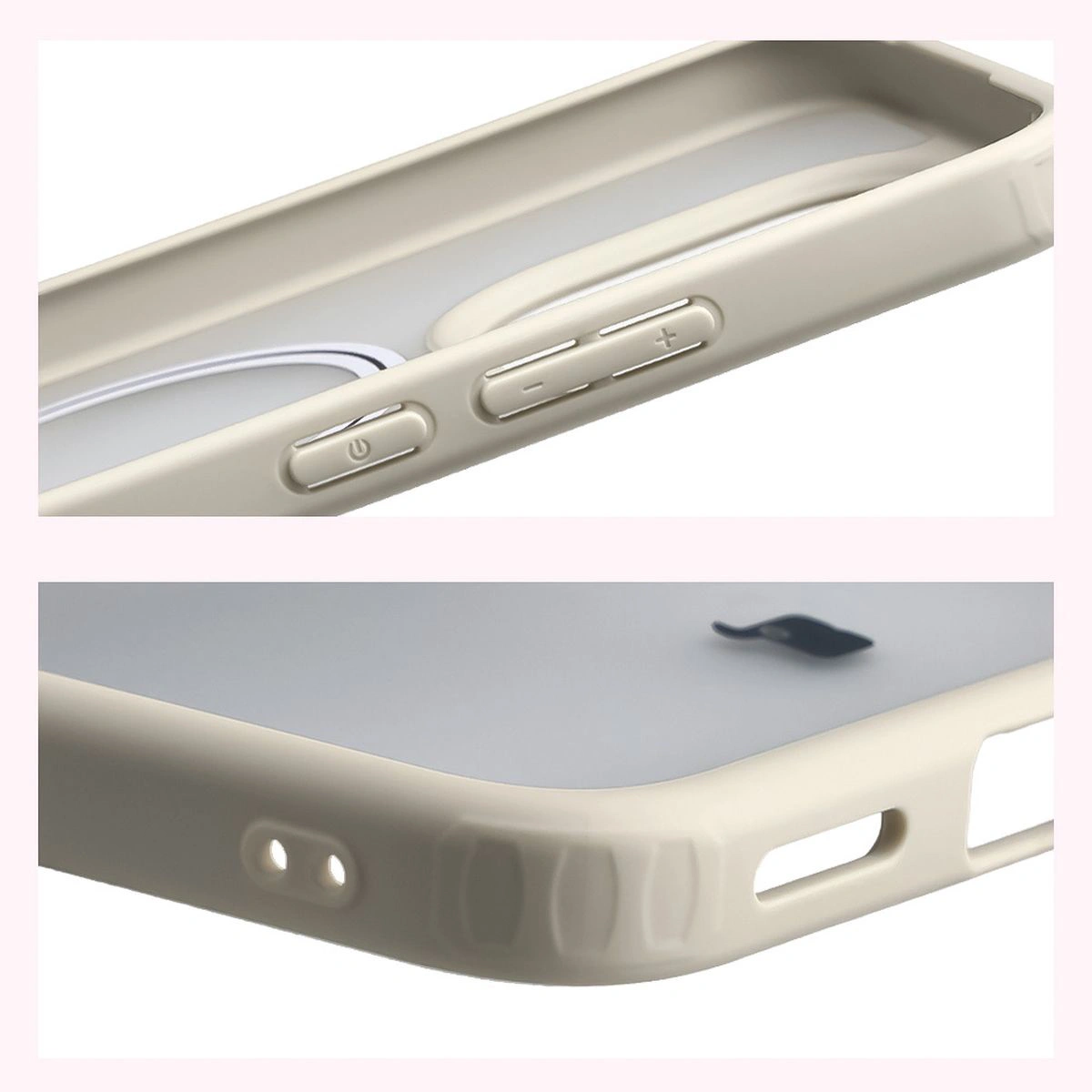 Wzmocnione narożniki i podwyższone ranty ekranu w etui Bizon Case MatteO do Xiaomi 15T