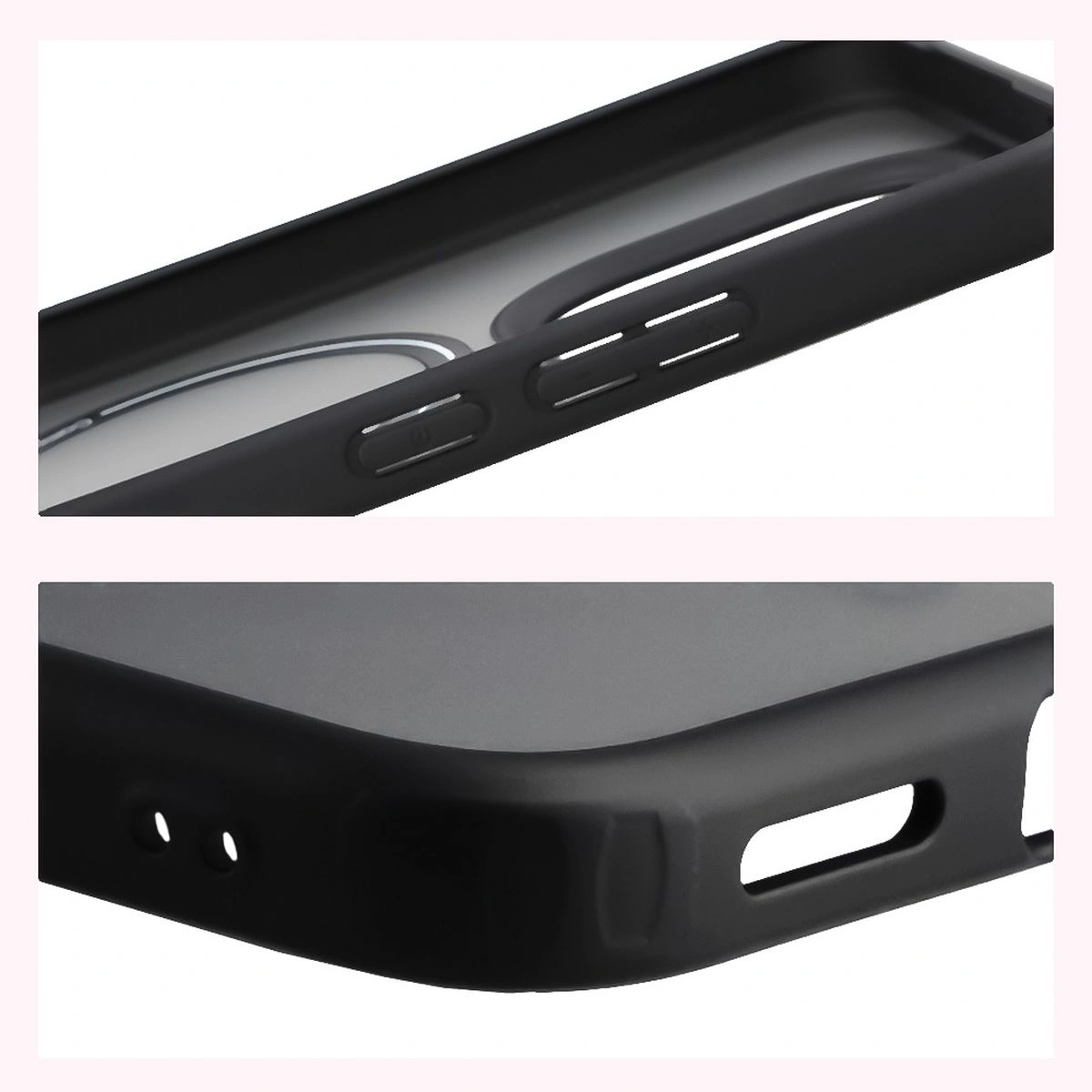 Wzmocnione narożniki i podwyższone ranty ekranu w etui Bizon Case MatteO do Xiaomi 15T