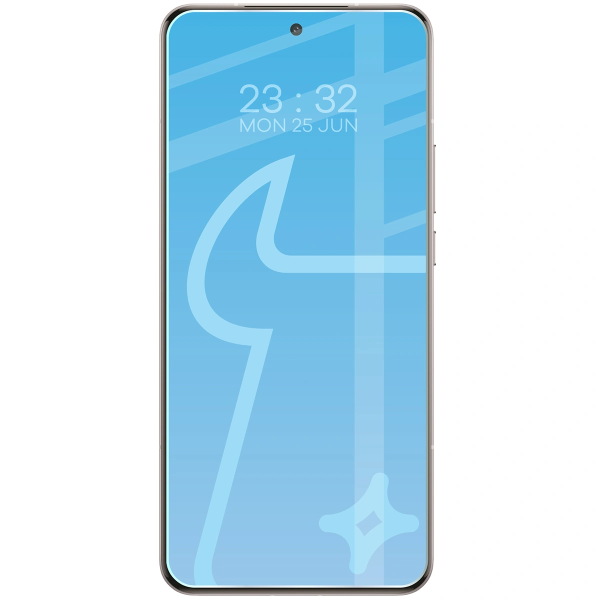 Telefon z nałożonym szkłem Bizon Glass Clear do Xiaomi 15T / Xiaomi 15T Pro