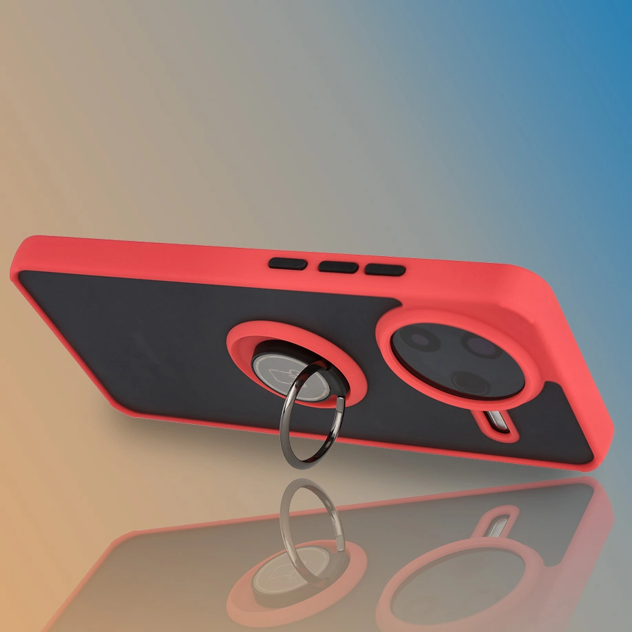 Uchwyt jako podstawka w etui Bizon Hybrid Ring do Xiaomi POCO F7 Pro