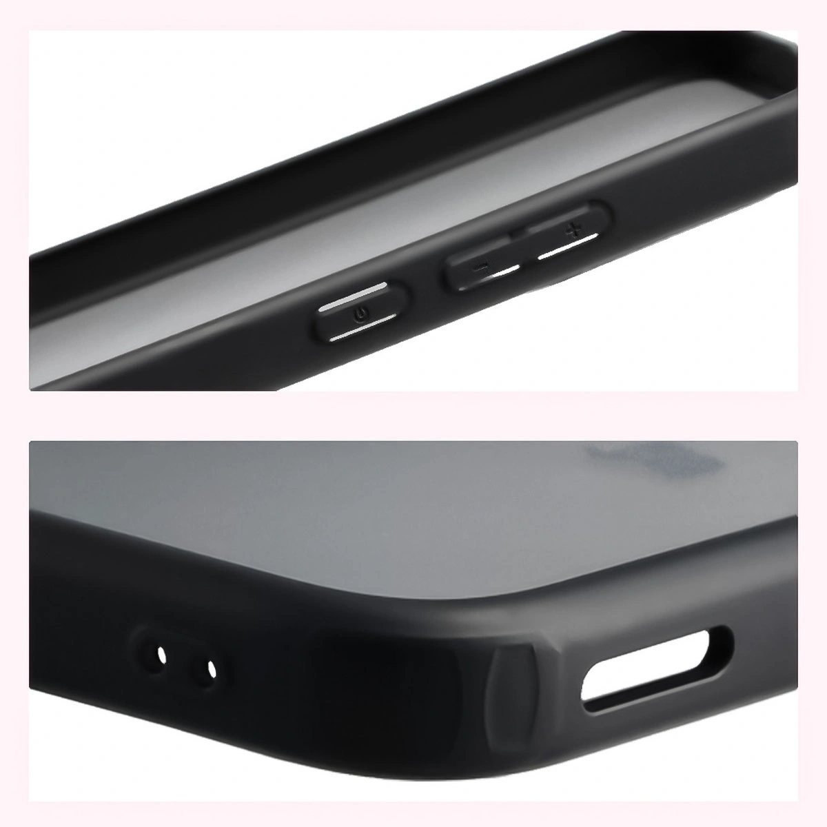 Wzmocnione narożniki i podwyższone ranty ekranu w etui Bizon Case Angelo do Xiaomi POCO F7
