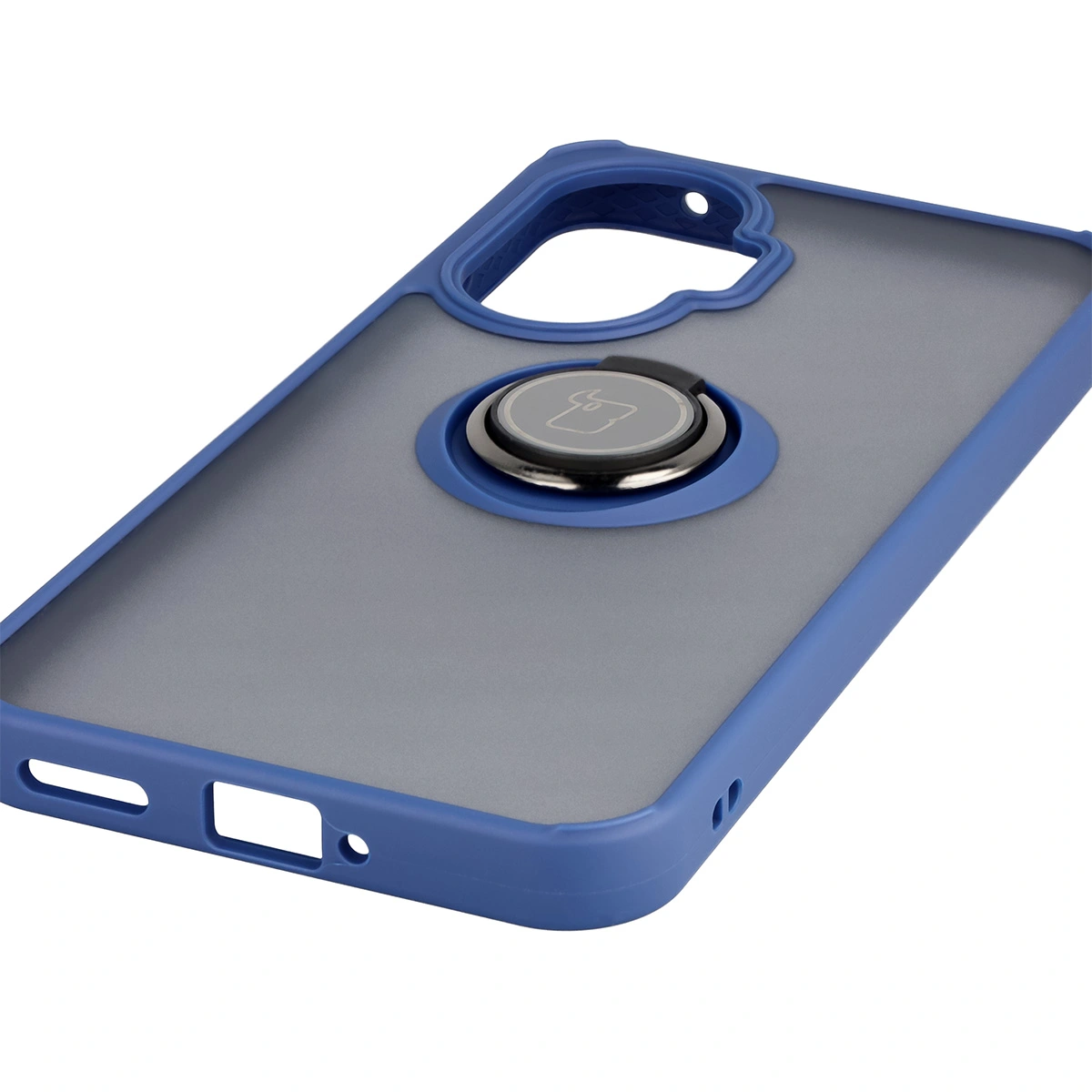 Precyzyjne wycięcia, zintegrowane osłony oraz wycięcie na smyczkę w etui Bizon Case Hybrid Ring do Xiaomi POCO F7