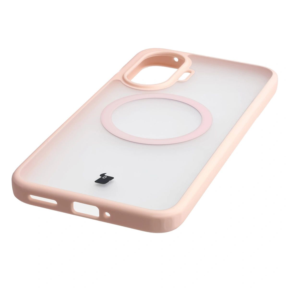 Zintegrowane przyciski, wycięcia i hybrydowy materiał w etui Bizon Case MatteO do Xiaomi POCO F7